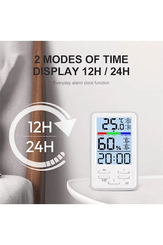 Life Net Medikal Dijital Termometre Isı Ve Nem Ölçer D7