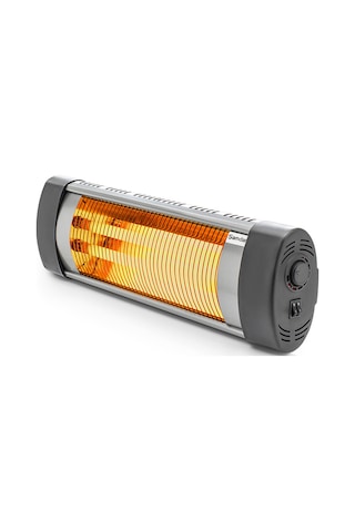Şamdan Ikiz 3000 W Infrared Isıtıcı Siyah
