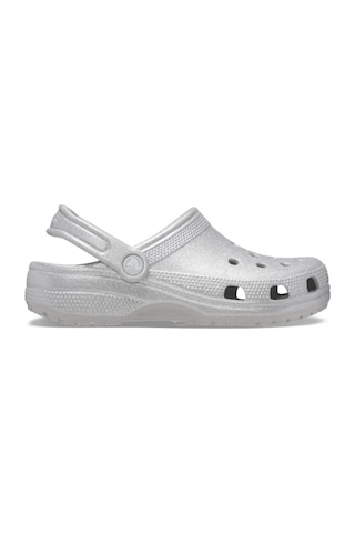 Crocs Classic Glitter Clog Bayan Terlik - Gümüş
