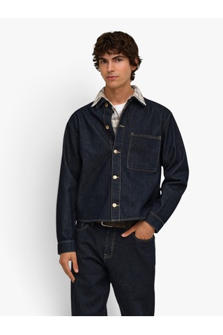 Only & Sons Onssprıck Box Azg Dnm Jacket Erkek Mavi Ceket - 4887266