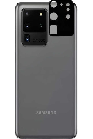 Galaxy S20 Ultra Zore 3D Kamera Camı Siyah (496888518)