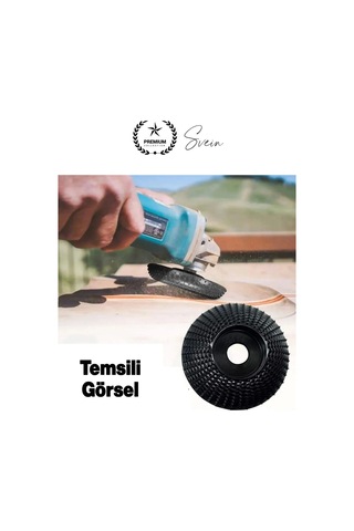 Titanyum 115 Mm Törpüleme Oyma Eğe Diski Ahşap Taşlama Makine Uyumlu Kesici Oyuk Açma Testeresi