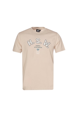 Hummel Hayes Kısa Kollu Tişört 912100-9033 Bej