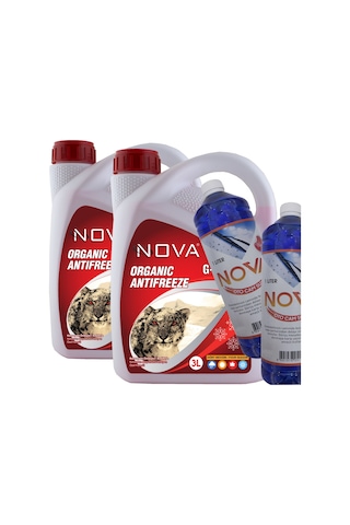 Nova -25 Derece Kırmızı Antifriz 3 3 Litre 2 Camsu
