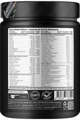 Kingsize Nutrition Monster Pak 500 Gr