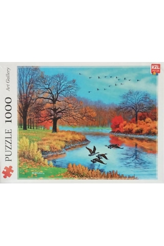 Akıllıelma-kzl Puzzle Ördekler 1000 Parça Puzzle Pazıl 68x48 Cm