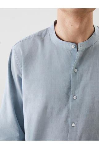 Lcw Vision Mavi Regular Fit Uzun Kollu Poplin Erkek Gömlek