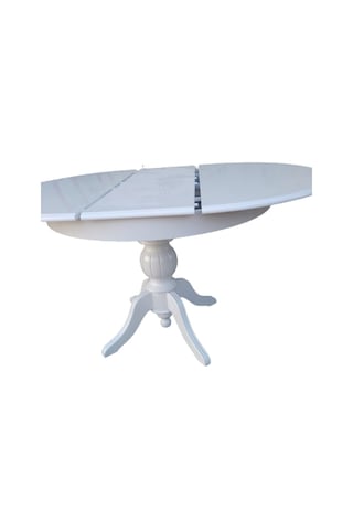 Bengimobilya Baba Ihlamur Ağacı Ayak Açılır Masa 120 Cm Ahşap Mdf Parlak Beyaz (476077608)