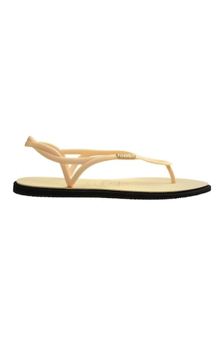 Havaianas Luna Point Buttercream Parmak Arası Kadın Terlik-6575 Tereyağsarı