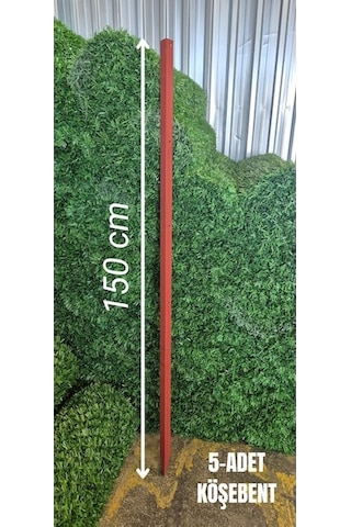 Köşebent Demir Sivri Antipaslı- 30 X 30 -3mm 150 Cmyükseklik 5 Adet