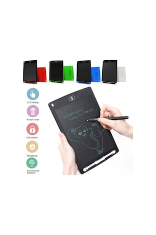 Mucit Home 8.5 Inc Büyük Boy Dijital Kalemli Çocuk Yazı Çizim Grafik Not Yazma Eğitim Tableti Yaz Sil Tahta