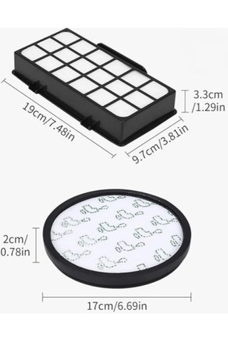 Süpürge 4a Hepa Filtre Seti Rownta Ro 6954 İle Uyumlu Poşetli