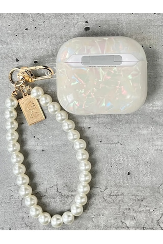 Cronax Airpods Uyumlu 4 Silikon Kılıfı, Breloklu 296804138 Beyaz