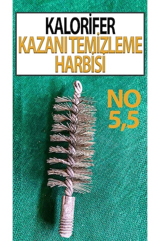 Kalorifer Kazanı Temizleme Fırçası Tel Fırça No: 55 Mm Sap Hariçtir