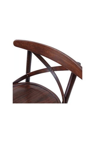 Thonet Ahşap Bar Sandalyesi Kahverengi