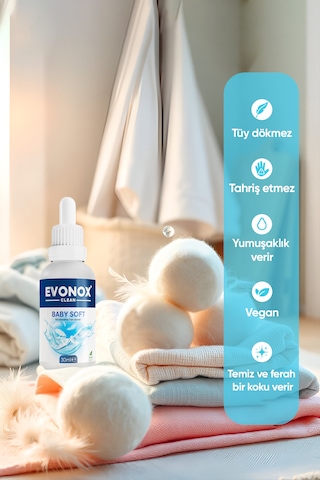 Clean Çamaşır Yün Kurutma Topu Esansı Baby Soft 30 Ml Tekli
