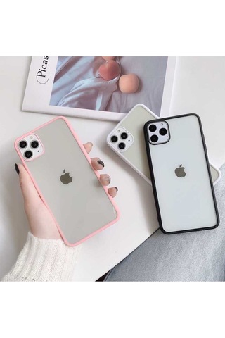Apple Uyumlu iPhone 12 Mini Uyumlu Zore Endi Kılıf-pembe -