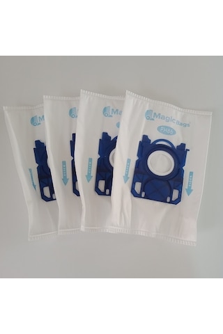 Philips Uyumlu M Bag 5 Katlı Toz Torbası 4'lü / SMS Torba ( Kutulu Ürün )