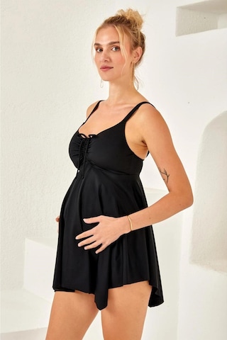 Lapieno Hamile Tankini 4502 Siyah
