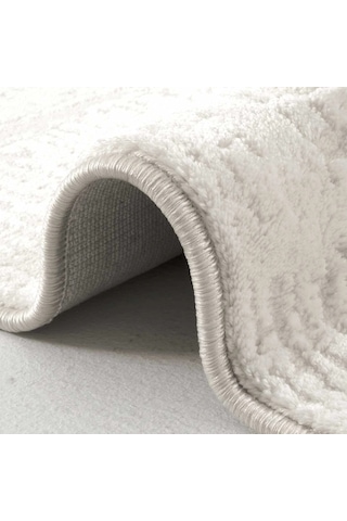 Hoom Rugs Akik 8610 Krem Modern Makine Halısı Krem