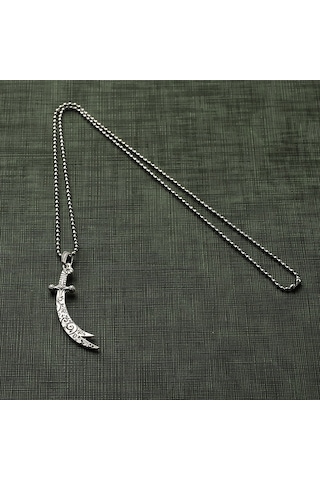 Zülfikar Desenli Kılıç Erkek Kolye Takı Aksesuar K24 T5