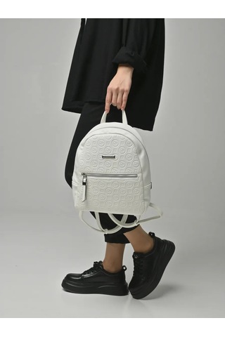 Daniele Patrici Şehir A5 Deri Sırt Çantası 210533440 Beyaz