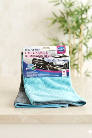 Myclean Mikrofiber 2 Li Oto Yıkama Ve Kurulama Bezi 40x60
