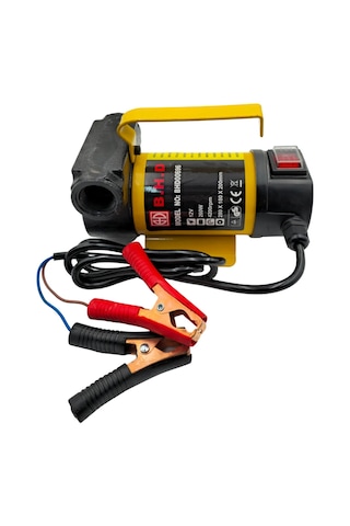 12v Kendinden Emişli Taşınabilir Yakıt/sıvı Yağ Aktarma Mazot Pompası Kod : Bhd00696