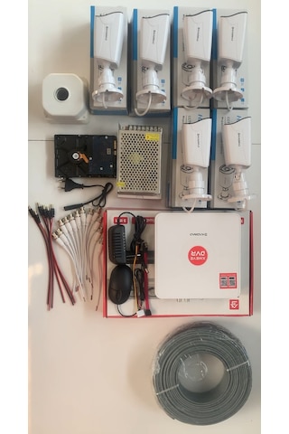 6'lı Güvenlik Kamerası Seti - 5mp Sony Seculens Kdj-6s-8w-kk-p-v1