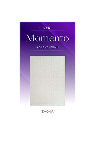 Royal Halı Momento Zv04a Beyaz Krem Akrilik Yumuşak Dokulu Otantik Çizgili Halı