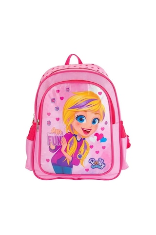Pocket Kız Çocuk Sırt Çantası Pembe Çok Renkli