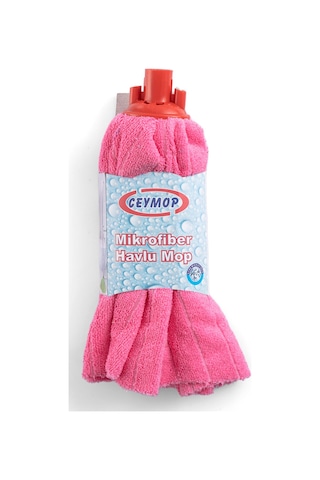 Ceymop Professional Mikrofiber Havlu Mop 100 G Pembe