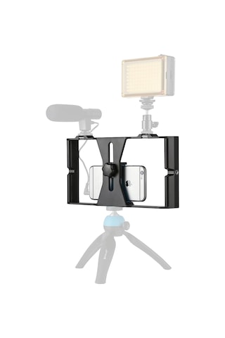 Cep Telefonu İçin Tutucu Kafes, Canlı Yayın Vlog, Kick, Youtubes Için Mini Taşınabilir Panel, Kıskaçlı Telefon Tutucu, Youtube Ve Yayıncı Telefon Sabitleyici Pu3007 Pu3007 - Kırmızı