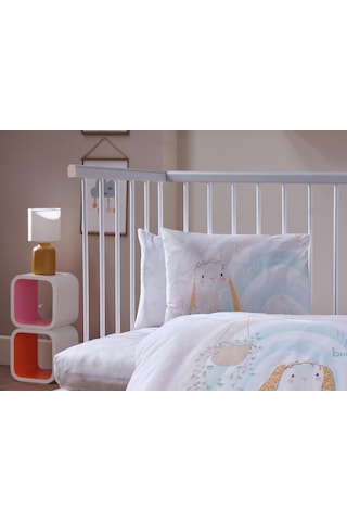 Nakışlı Bebek Nevresim Takımı Little Bunny Bebek - Sarı