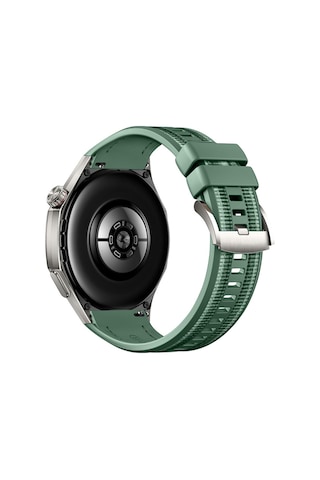 Huawei Watch Gt6 Pro 46mm İle Uyumlu Örgü Desen Metal Tokalı Silikon Akıllı Saat Kordonu