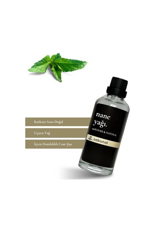 Sabunal Nane Yağı 100 ML - Cilt Bakım ve Ferahlatıcı Aromaterapi Yağı