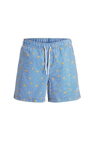 Jack&jones Jack Jones Şort Mayo Maui Breeze Mini Stripe Mavi