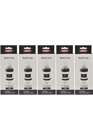 Ekoset Canon G3411 G3411 Uyumlu Siyah Mürekkep 135 ML 5'li Set