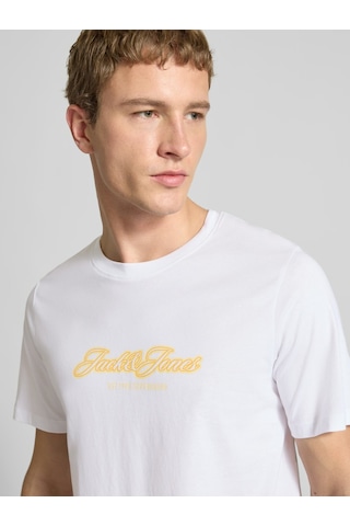 Jack & Jones Jack&jones Jorcatskills Ballon Tee Erkek T-shirt 12297893 Beyaz