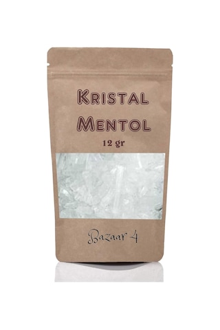 Ayrex Bazaar 4 Kristal Mentol 1. Kalite 12 Gr Menthol Sauna, Hamam, Buhar Banyosu