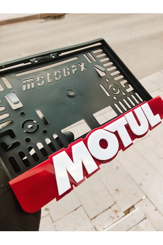 Motor Plakalık Motul Takmatik Pleksi 3d Kabartma Kişiye Özel Lazer Kesim