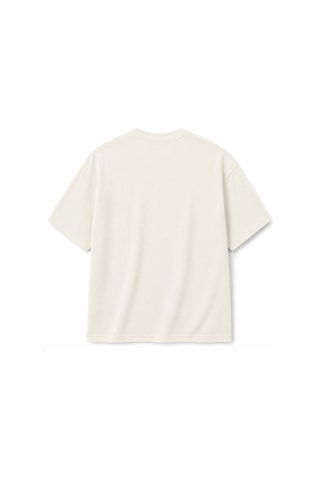 Ranud Erkek Oversize Fit Tişört,%100 Pamuk, Yumuşak Fırçalı Kumaş, Oeko-tex Sertifikalı Ekru