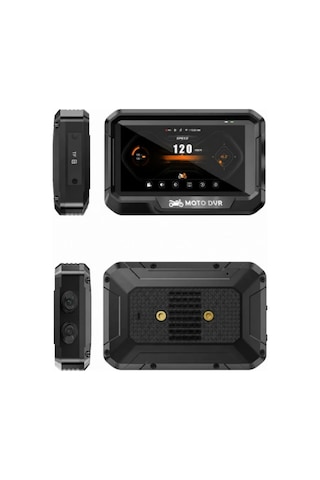 Glr T10 Motosiklet Kamera Kayıt Cihazı - Kablosuz Carplay & Android Auto, Dual Kamera, Gps Ve Tpms Desteği