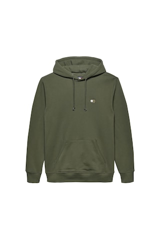 Tommy Hilfiger Tjm Reg Badge Hoodıe Ext Erkek Yeşil Kazak - Dm0dm20258 Yeşil