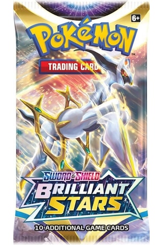 Pokemon Oyun Kartı Tcg Sword&shield Brilliant Stars Booster Pack - 1 Paket 10 Kart