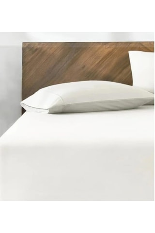 %100 Pamuk 2&apos Li Yastık Kılıfı 50x70 Cm Krem 50 x 22