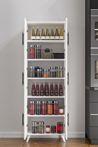 Ae-3010 Nehir Beyaz Çok Amaçlı Mutfak Dolabı & Banyo Dolabı, Kile