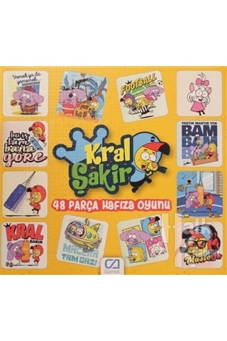 Kral Şakir Memory Hafıza Oyunu 48 Parça