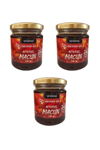 Seviana Themra Kuvvet Mesir Atom Bitkisel Epimedyümlü1 Ginsengli Macun 3x240 Gr Seviana Themra Kuvvet Mesir Atom Bitkisel Epimedyümlü1 Ginsengli Macun 3x240 Gr
