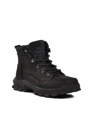 Bulldozer 240068 Siyah Nubuk Hakiki Deri Erkek Outdoor Bot 001